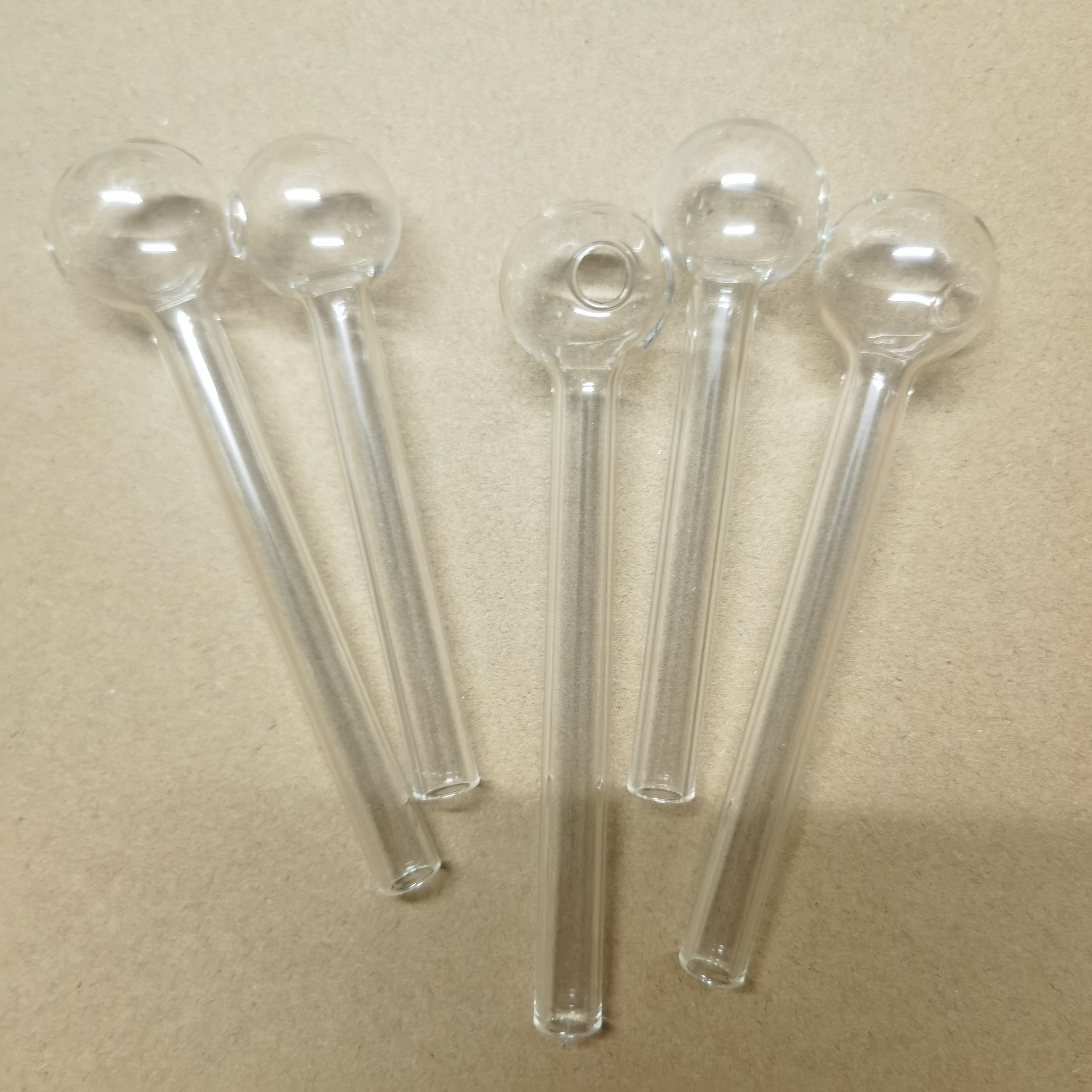 10cm 12cm Glass Smoking Pipe hookahs Spoon Hand Pipes For Smoking Accessories Tobacco Tool handcraft