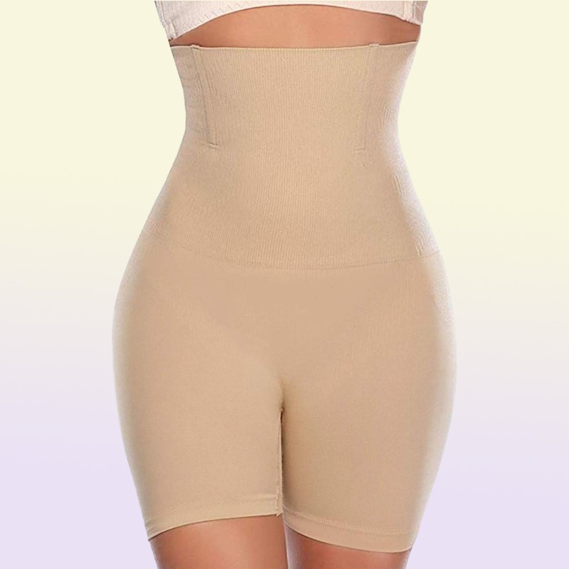 High Waist Shapers Control Panties Women Seamless Shapewear Roll Shorts Spanx Stomach Boning Slimming Panty Tummy Legs Tight Women2739012