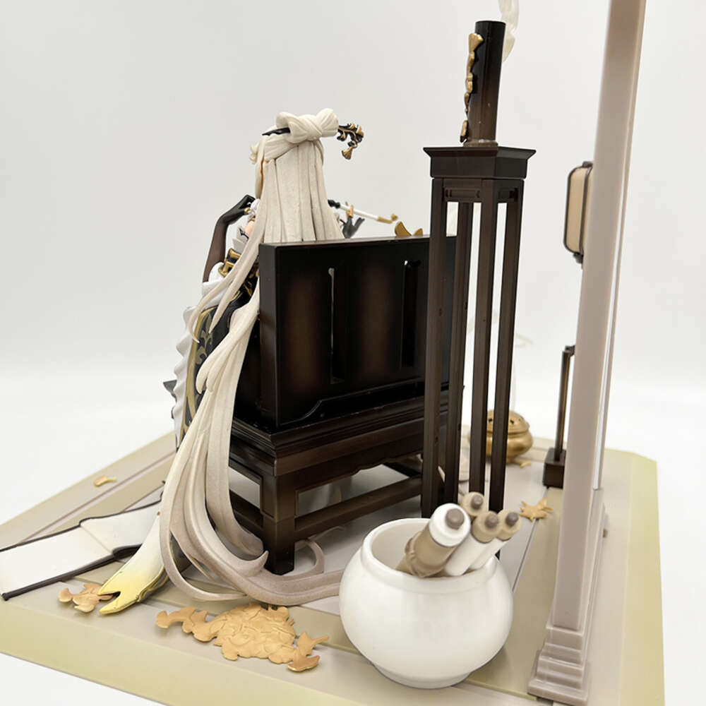 Finger Toys 27cm Genshin Impact Ningguang Anime Figure Genshin Impact Zhongli Action Figure Klee/paimon Figurine Collection Model Doll Toys