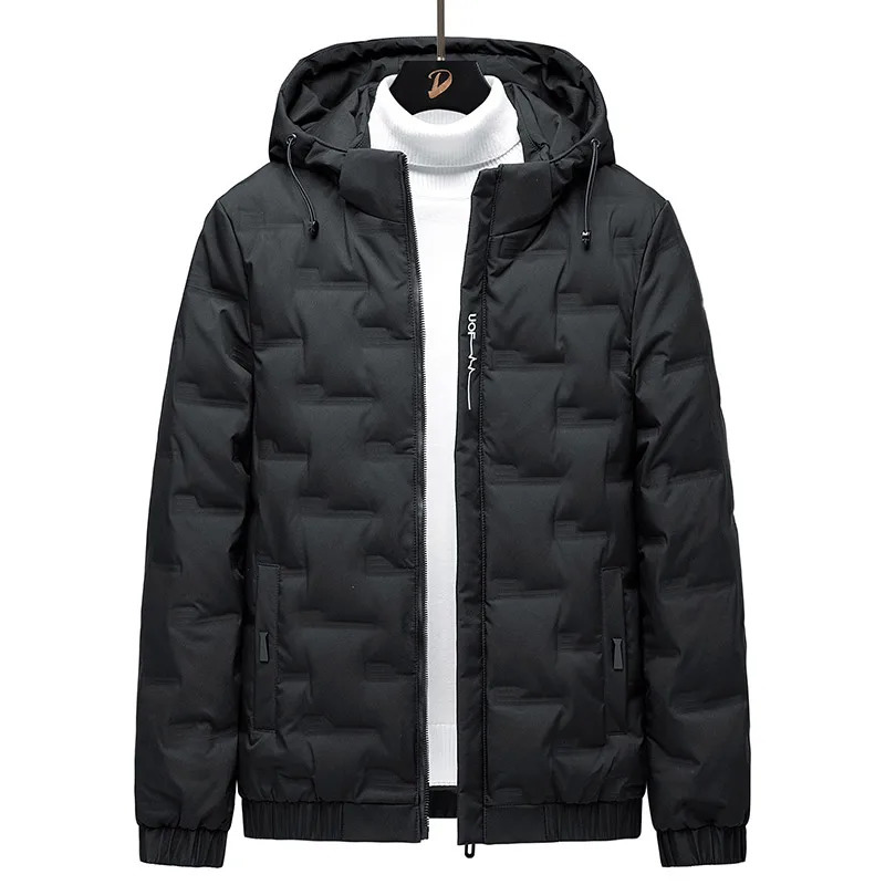 Mens Down Parkas Winter Jackets Hoodie Windbreak Plus Size 6XL 7XL 8XL Oversize Black Warm Coats Loose Male Zipper Waterproof Padded 231016