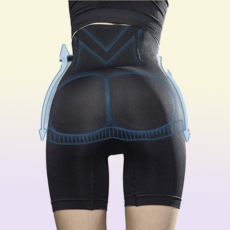 High Waist Shapers Control Panties Women Seamless Shapewear Roll Shorts Spanx Stomach Boning Slimming Panty Tummy Legs Tight Women2739012