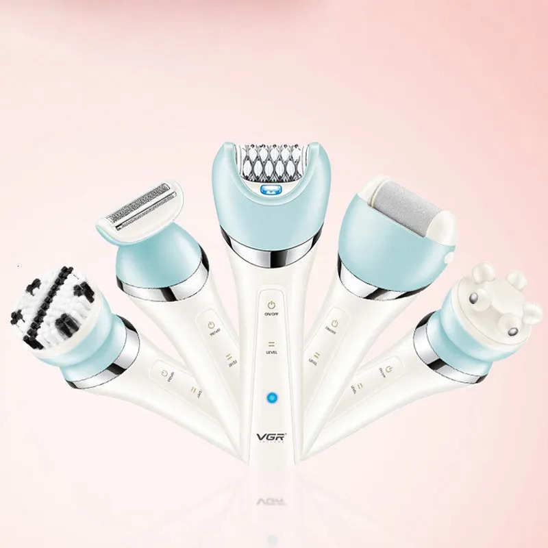 Epilator VGR Electric Women Epilator Female Shaver Leg Body Hair Removal Lip Chin Depilatory Lady Bikini Trimmer Hair Remover 231013