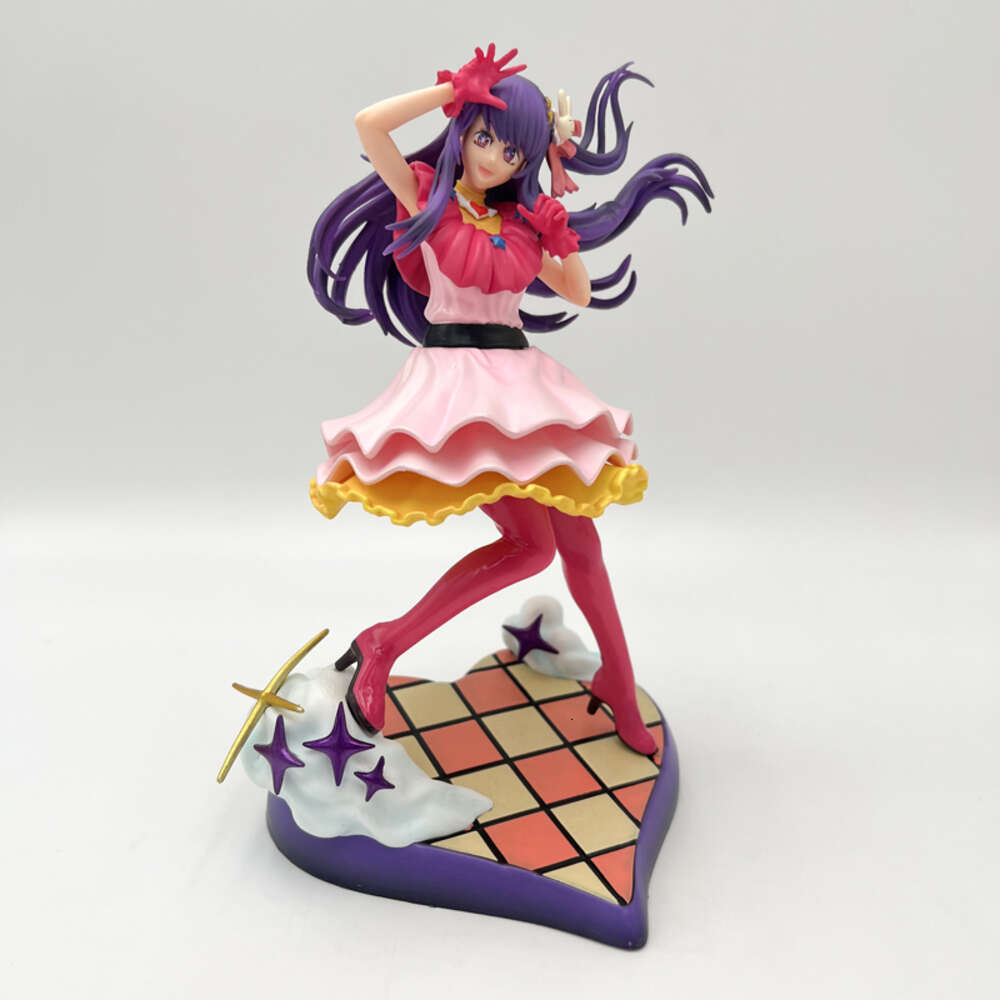 Finger Toys 21cm Oshi No Ko Ai Hoshino Anime Girl Figure Hoshino Ai Action Figure Scene Ornaments Adult Collectible Statue Model Doll Toys