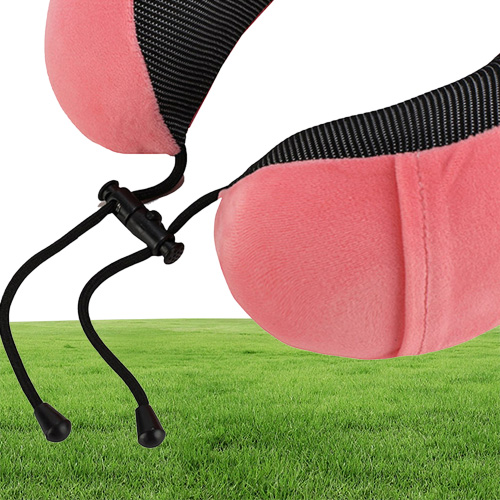 Ushaped memory neck pillow soft travel pillow massage sleep cervical spine health care bedding5844578