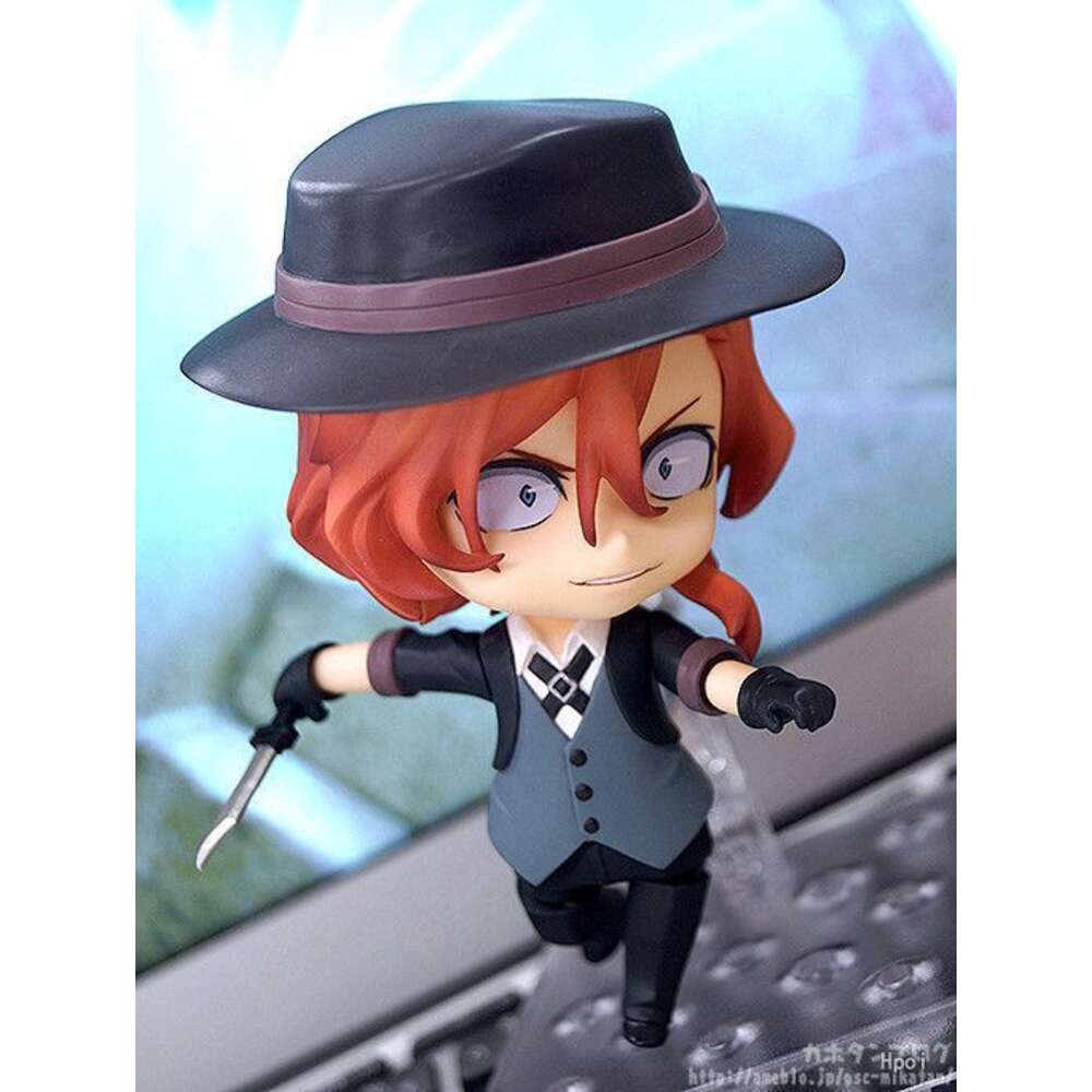 Finger Toys Bungo Stray Dogs Dazai Osamu Anime Figure Nakahara Chuya Nakima Atsushi Q Version 676 657 Pvc Action Figures Collectible Model