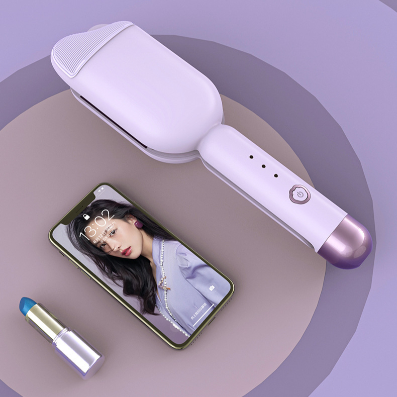 Cat claw French egg roll Curling iron large egg roll artifact water ripple 36mm sheep roll splint Tik Tok with easy curly hair and straight hair dual 