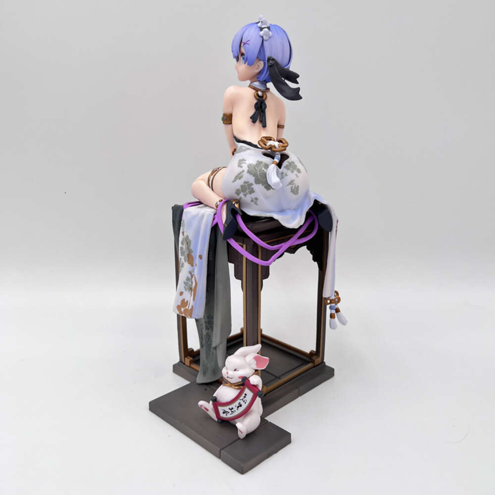 Finger Toys 22cm Kdcolle Re:zero Emilia/rem Sexy Anime Girl Figure Re:zero Starting Life in Another World Action Figure Adult Model Doll Toy