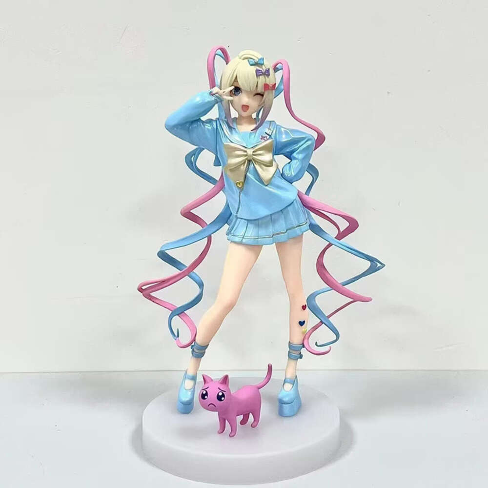 Finger Toys 17cm Pop Up Parade Needy Streamer Overload Anime Girl Figure Omgkawaiiangel Action Figure Adult Collectible Model Doll Toys Gift