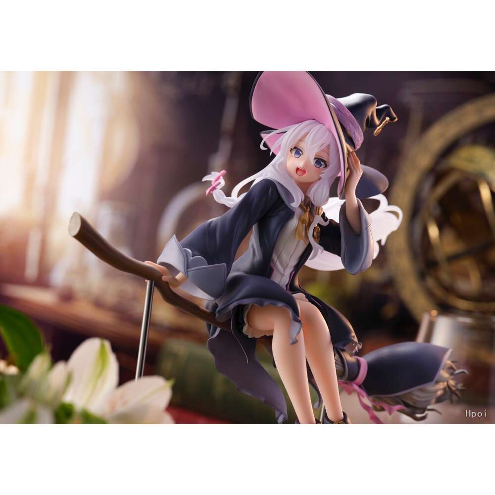 Finger Toys Anime Figure Mo No Tabitabi Artist Masterpiece+ Elaina Witch's Clothes Ver Pvc Action Figure Toy Collection Model Doll Gifts