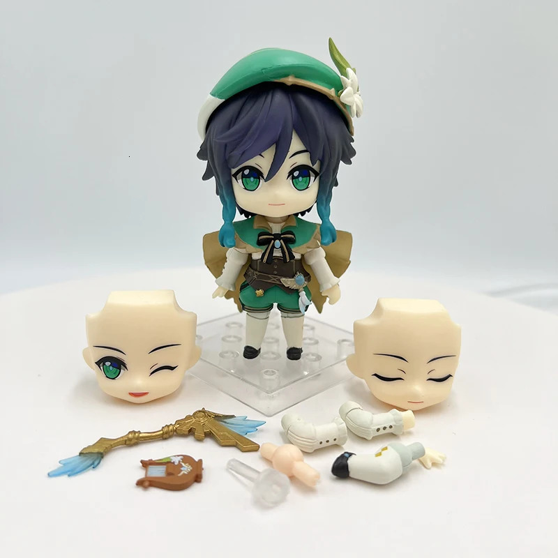 Arts and Crafts #1795 Venti Genshin Impact Anime Figure #1718 Genshin Impact Traveler/Lumine Action Figure #1717 Aether Figurine Adult Doll Toys 23101