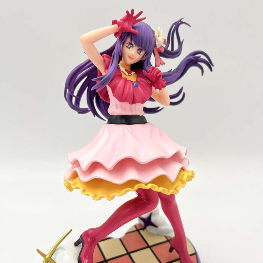 Finger Toys 21cm Oshi No Ko Ai Hoshino Anime Girl Figure Hoshino Ai Action Figure Scene Ornaments Adult Collectible Statue Model Doll Toys