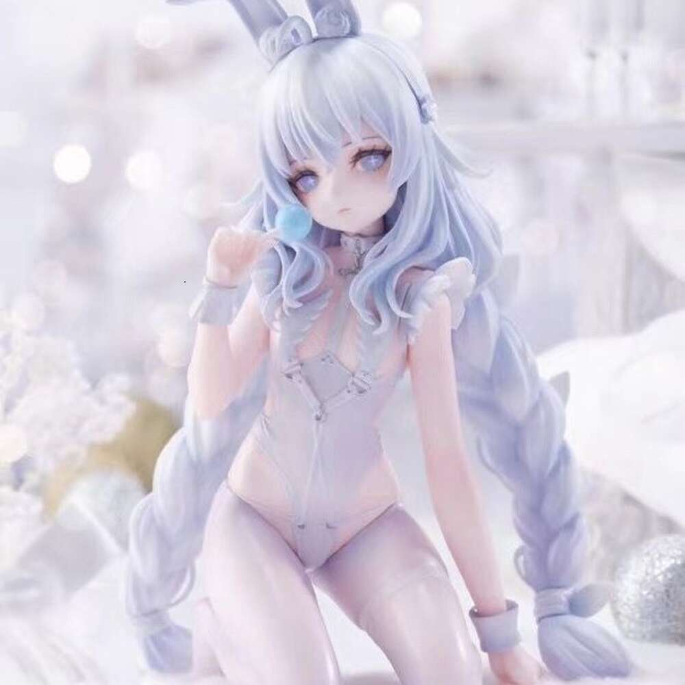Finger Toys Azur Lane Anime Figure Le Malin Kneeling Posture Figures Bunny Girl Pvc Anime Action Figure Toys Collection Model Toy Gift