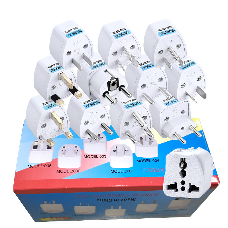Universal Adapter Plug Power Adapter UK US AU to EU Conversion Plug Travel Adaptor Converter US Plug