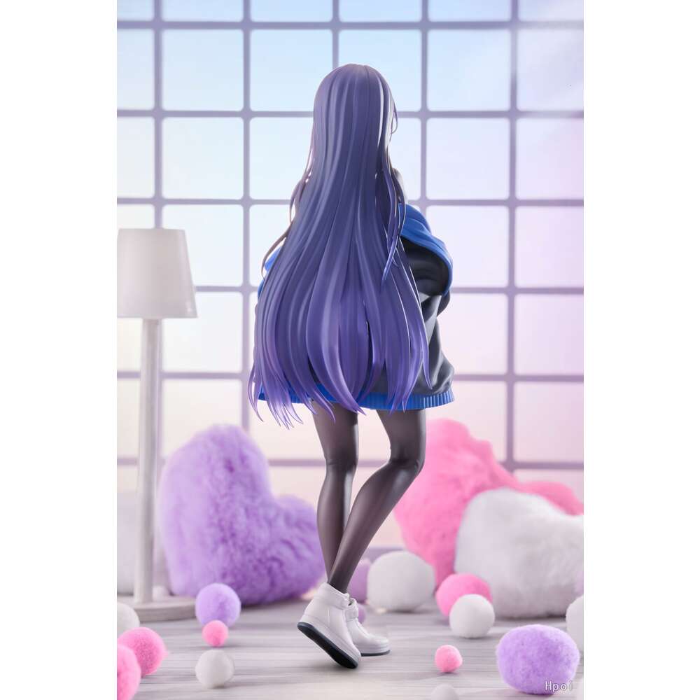 Finger Toys 24cm Maxcute Masked Girl Yuna Illustration by Biya 1/7 Anime Girl Pvc Action Figure Collection Model Adult Toys Doll Gifts