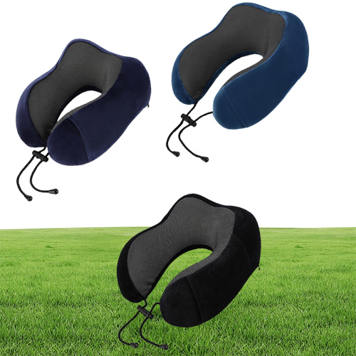 Ushaped memory neck pillow soft travel pillow massage sleep cervical spine health care bedding5844578