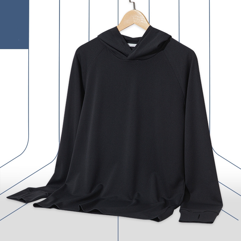2025-- Spring Autumn New Mens Hooded Pullover Running Sports Fitness Clothes Breathable Casual Long-sleeved Hoodies