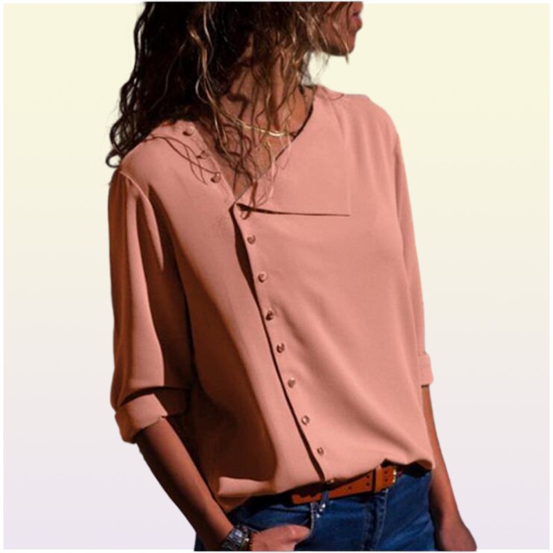 Gauges Women Blouse Shirt Long Sleeve Korean Fashion New Arrival Autumn Office Ladies Blouses Work Black Top Female Blusa Irregular