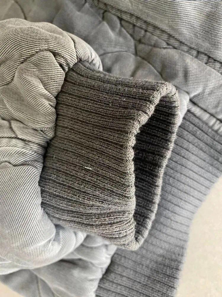 Trench Coats Women, Casual Cotton Jacket With O-Neck, Long Sleeve, Zipper, And Pockets, Single-Breasted Loose Bomber Coat For Autumn B4