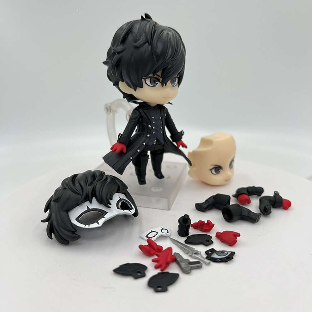 Finger Toys #989 Ren Amamiya Persona 5 Joker Anime Figure Megami Tensei Protagonist Action Figure #793 Morgana/futaba Sakura Figure Doll Toy
