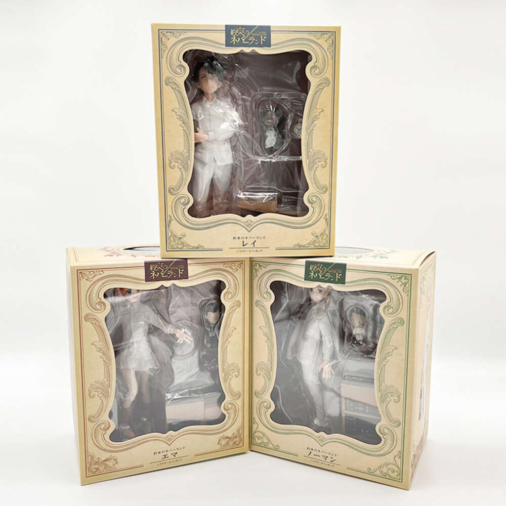 Finger Toys 20cm the Promised Neverland Anime Figure Norman/emma/ray Action Figure #1505 Norman #1092 Emma Figurine Model Doll Toys Gifts