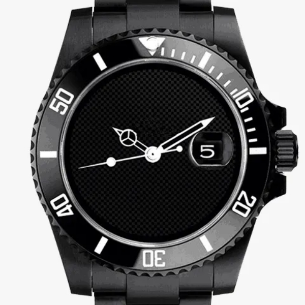 All black men stainless Steel watches, Fashion ceramic Bezel sapphire glass automatic Male watch men wrist watches 068