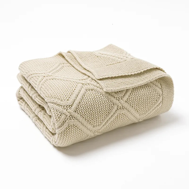 Quilts Baby Blankets Breathable born Gender Netural Knitted Stroller Bassinet Carseat Crib Cellular 100*80cm Toddler Boy Girl Quilts 231017