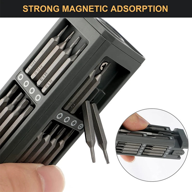 Screwdrivers Screwdriver Set Precision Magnetic Screw Driver Bits 8 32 43 in 1 Mini Repair Tool for Home Appliances Phone Watches 231016