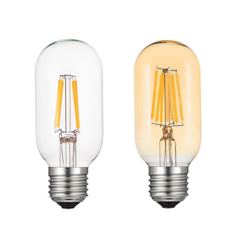 Dimmable T45 LED Edison Bulb led filament bulb 2W 4W 6W 8W 110lm/w directly factory wholesale