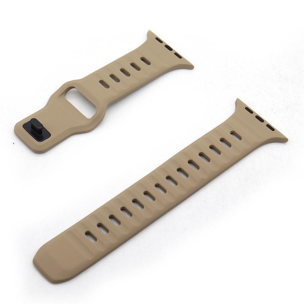 Square Buckle Silicone Strap Apple Watch Ultra 49mm 45mm 41mm Breathable Wrist Band For Iwatch 8 7 6 5 4 44mm 40mm free shipping