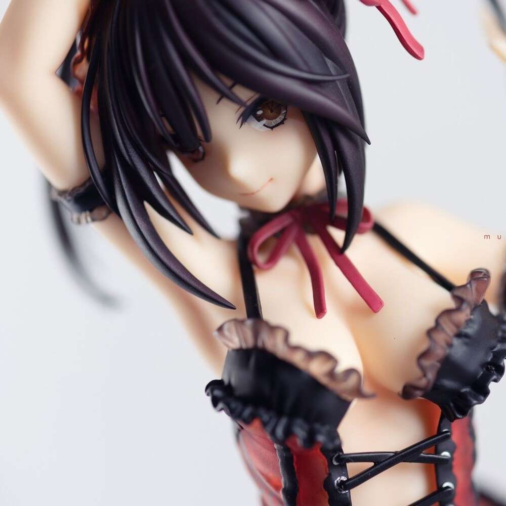 Finger Toys Alphamax Date A Live Tokisaki Kurumi 1/7 Lingerie Ver Pvc Action Figure Toy Adults Collection Hentai Model Doll Gifts