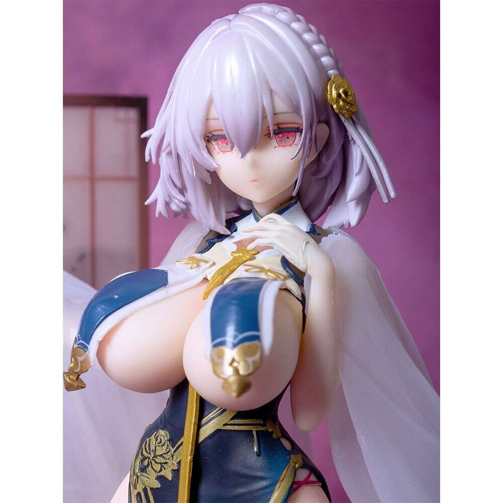 Finger Toys Hot Animation Game Azur Lane Sirius Blue Waves and Clouds Ver. 1/7 Complete Figure Adult Collection Model Toys Anime Figures