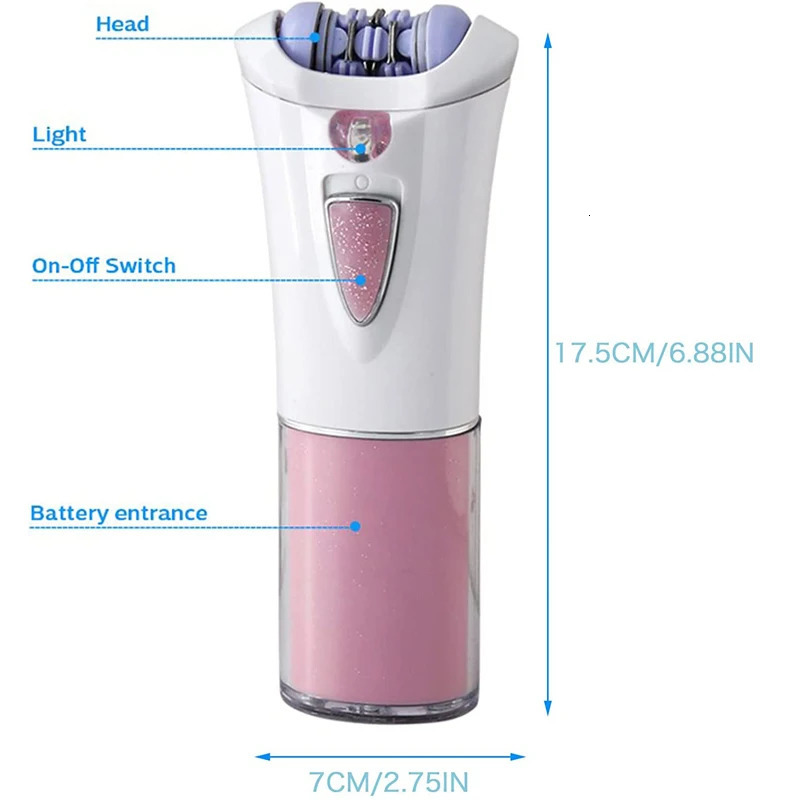 Epilator Electric Home Hair Removal Eraser For Eyebrow Lips Arms Legs Trimmer Shaver Female Epilator Razor Shaver Tool Body Care 231013