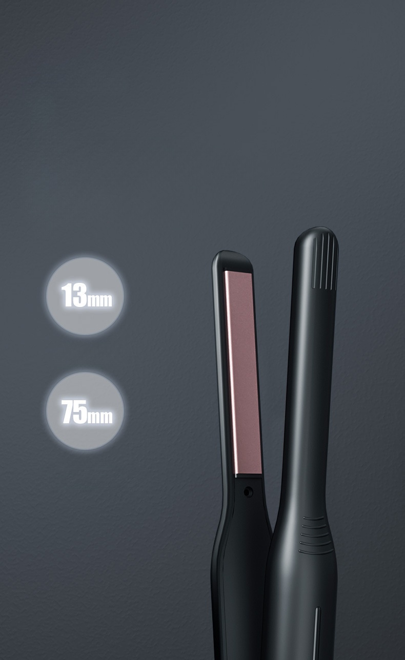 Small curly hair straight splint Curling iron short hair perm hairpin dual purpose hair fluffy automatic negative ion straight clip slender design mas