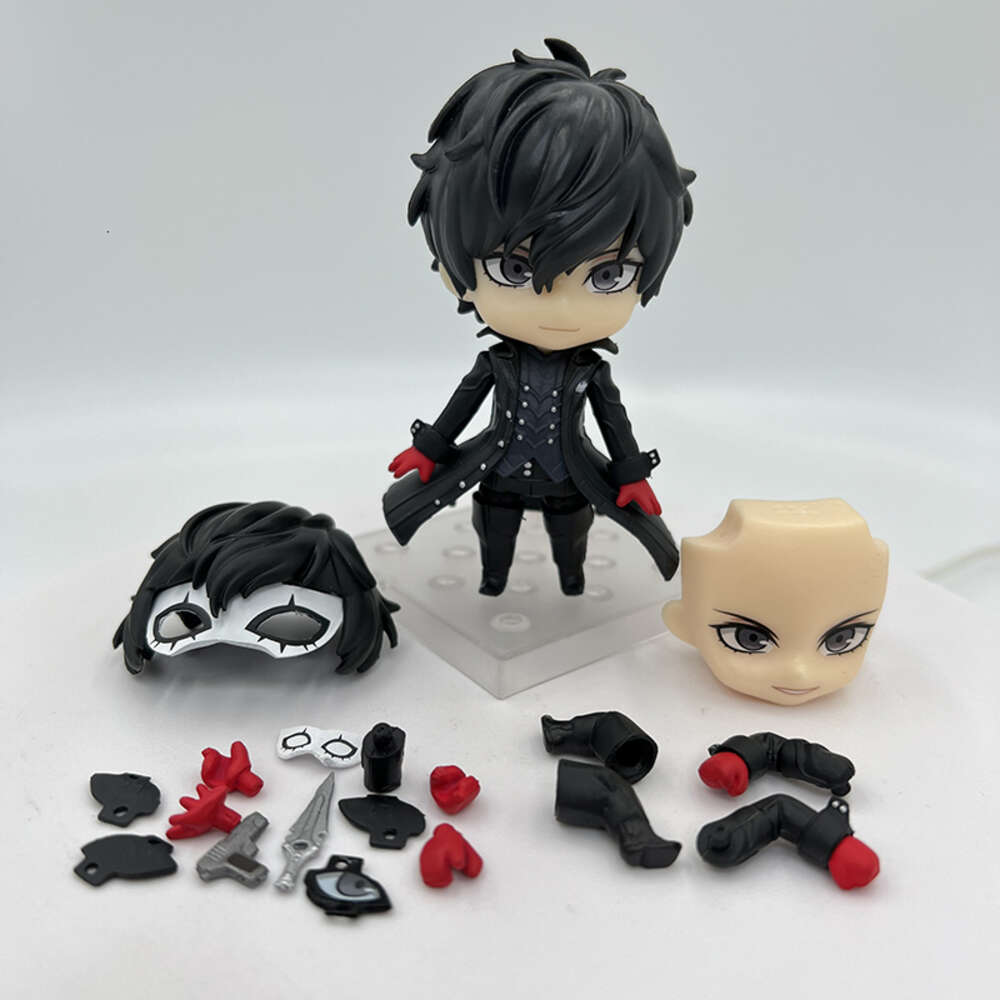 Finger Toys #989 Ren Amamiya Persona 5 Joker Anime Figure Megami Tensei Protagonist Action Figure #793 Morgana/futaba Sakura Figure Doll Toy
