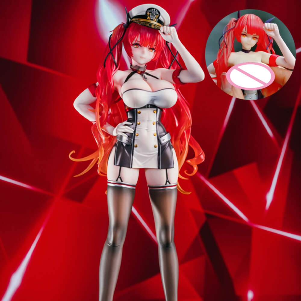 Finger Toys 26cm Alter Azur Lane Honolulu Lightweight Ver Hot Girl 1/7 Pvc Anime Action Figure Toys Collection Model Toy Gift