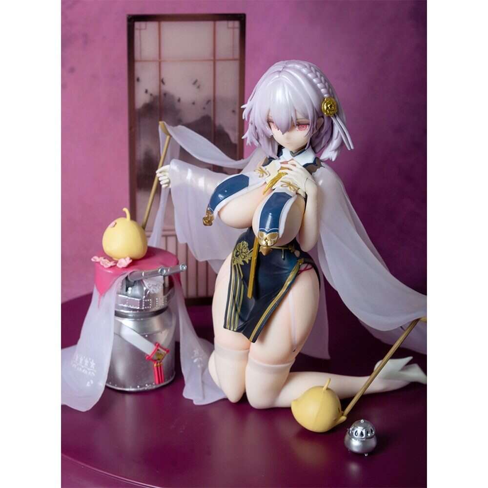 Finger Toys Hot Animation Game Azur Lane Sirius Blue Waves and Clouds Ver. 1/7 Complete Figure Adult Collection Model Toys Anime Figures