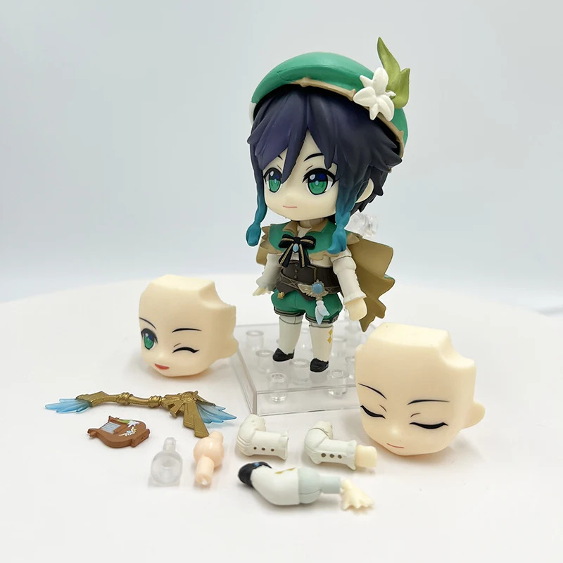 Arts and Crafts #1795 Venti Genshin Impact Anime Figure #1718 Genshin Impact Traveler/Lumine Action Figure #1717 Aether Figurine Adult Doll Toys 23101