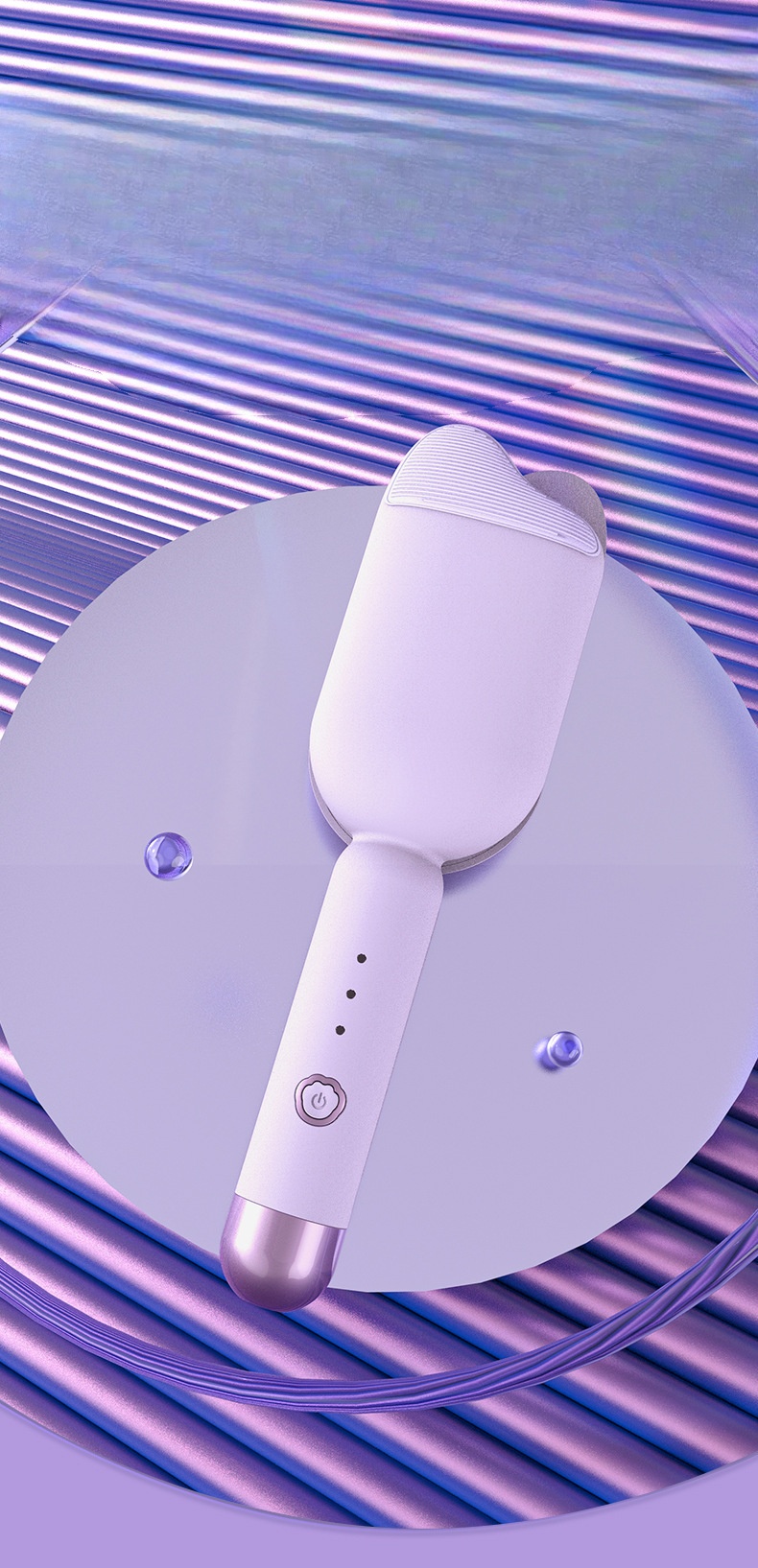 Easy modeling big sheep roll Curling iron big egg roll artifact water ripple 36mm French egg roll splint easy curling straight hair dual use 30 second