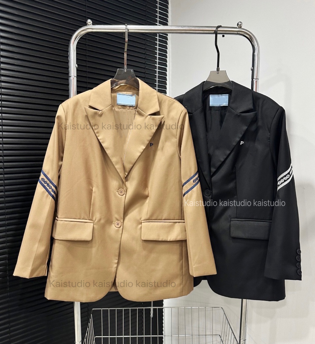 2023 Autumn Design Fashion Embroidery Letter Temperament British Style Versatile Classic Suit Coat