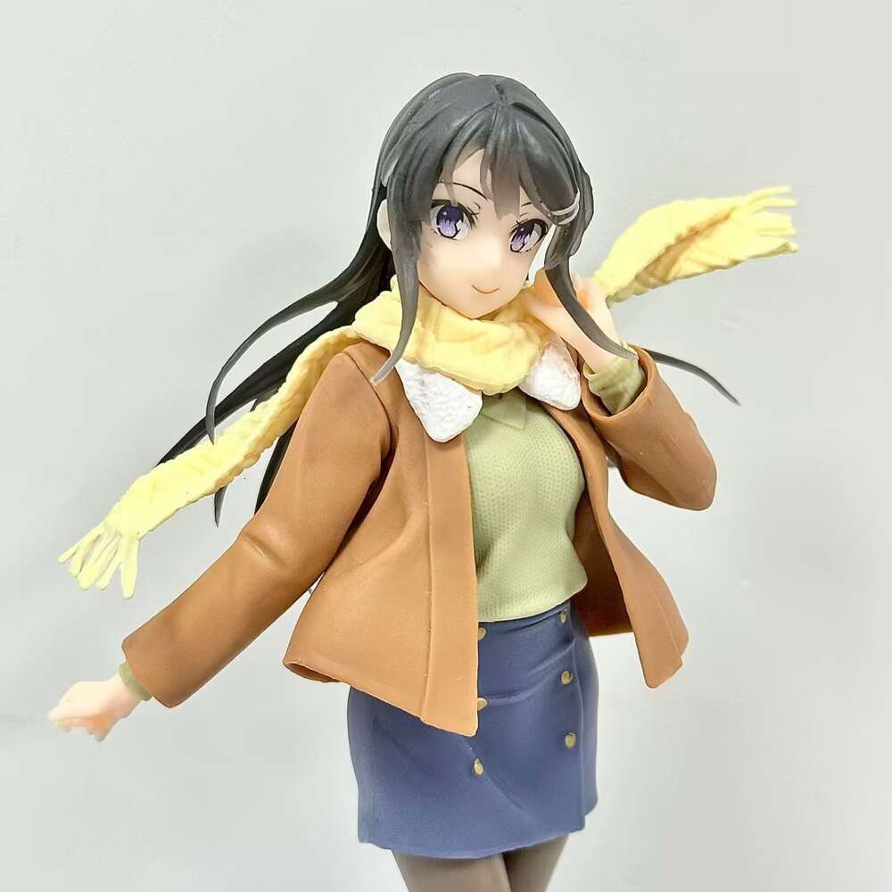 Finger Toys Seishun Buta Yarou Wa Bunny Girl Senpai No Yume Wo Minai Sakurima Mai Coreful Figure Fuyufuku Ver Pvc Action Figure Toy Gifts