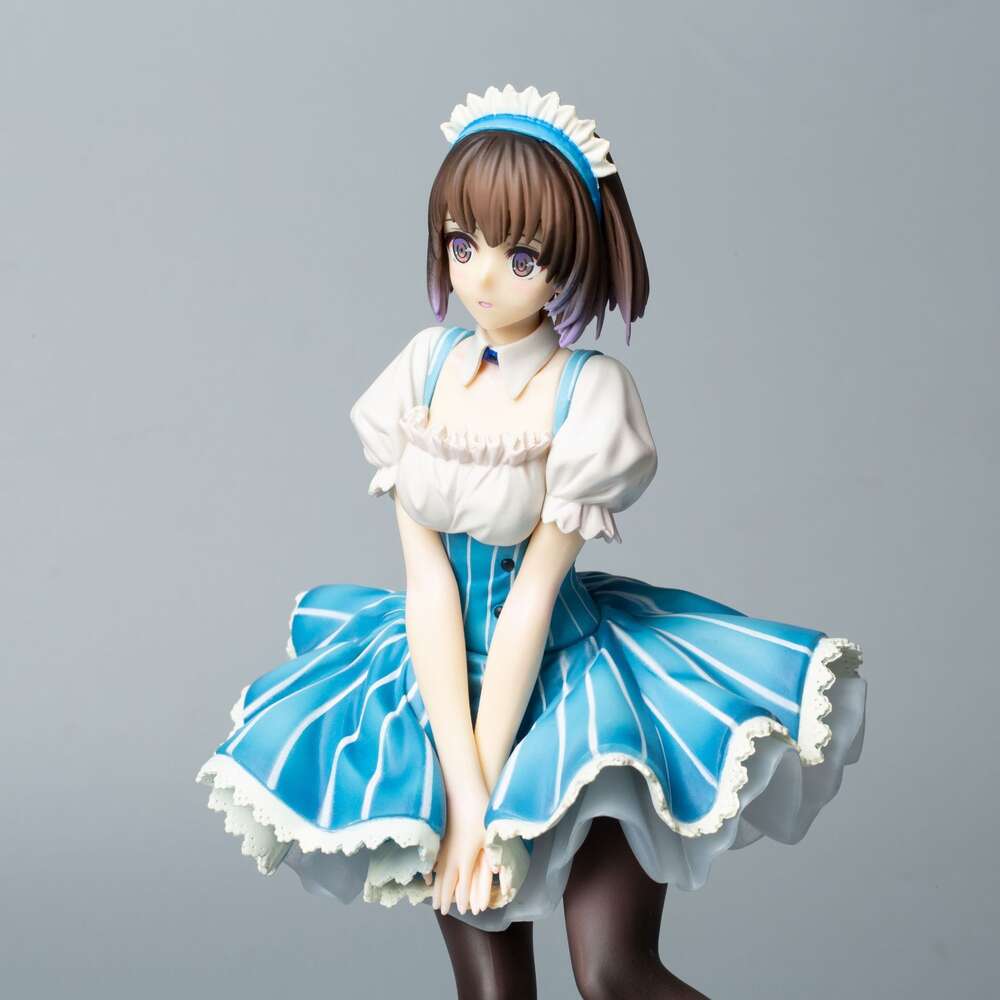 Finger Toys 24cm Aniplex Saenai Heroine No Sodatekata Fine Kato Megumi 1/7 Maid Ver Pvc Action Figure Toy Collection Model Doll Gifts
