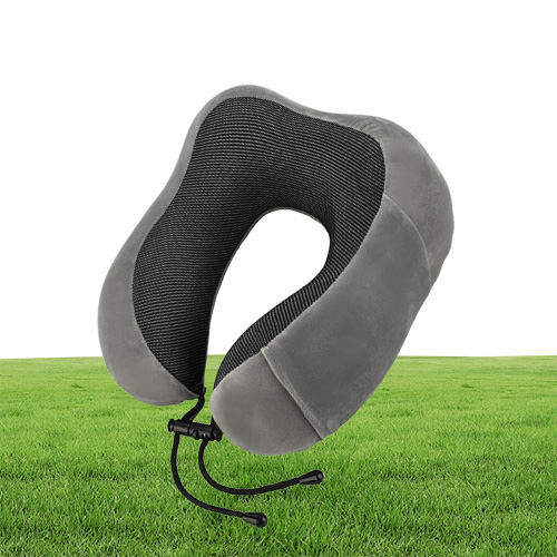 Ushaped memory neck pillow soft travel pillow massage sleep cervical spine health care bedding5844578