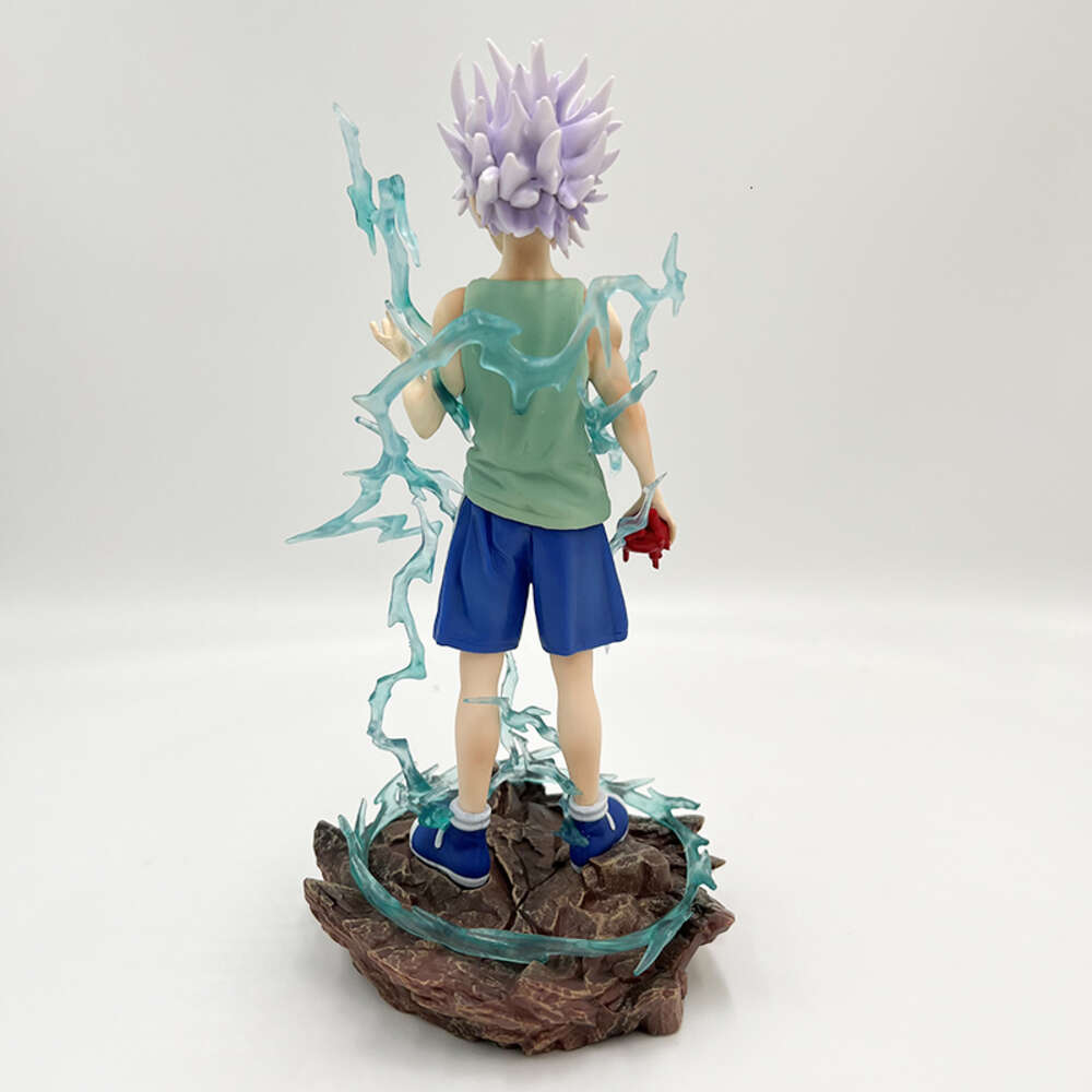Finger Toys 22cm Hunter X Hunter Anime Figure Killua Zoldyck Action Figure Gon Freecss/kurapika/chrollo Lucilfer Figure Collectible Doll Toy