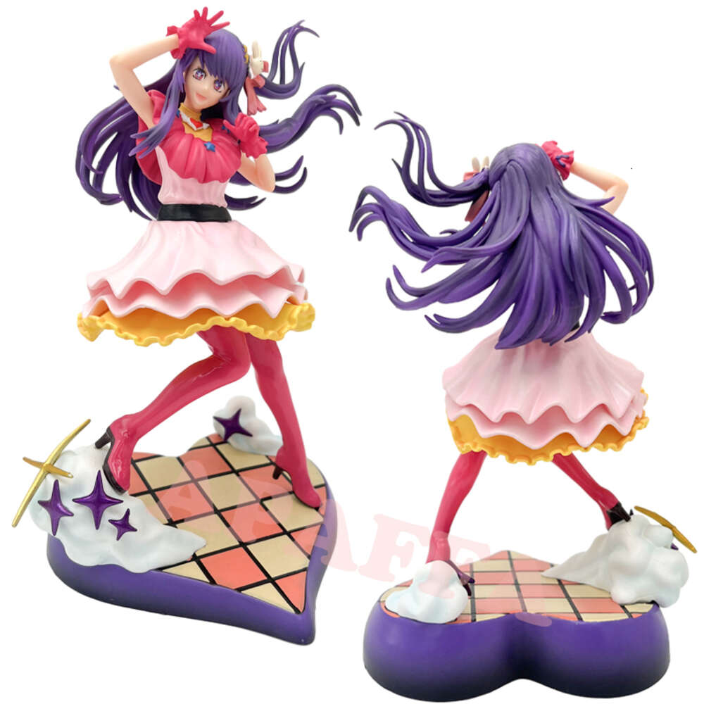 Finger Toys 21cm Oshi No Ko Ai Hoshino Anime Girl Figure Hoshino Ai Action Figure Scene Ornaments Adult Collectible Statue Model Doll Toys