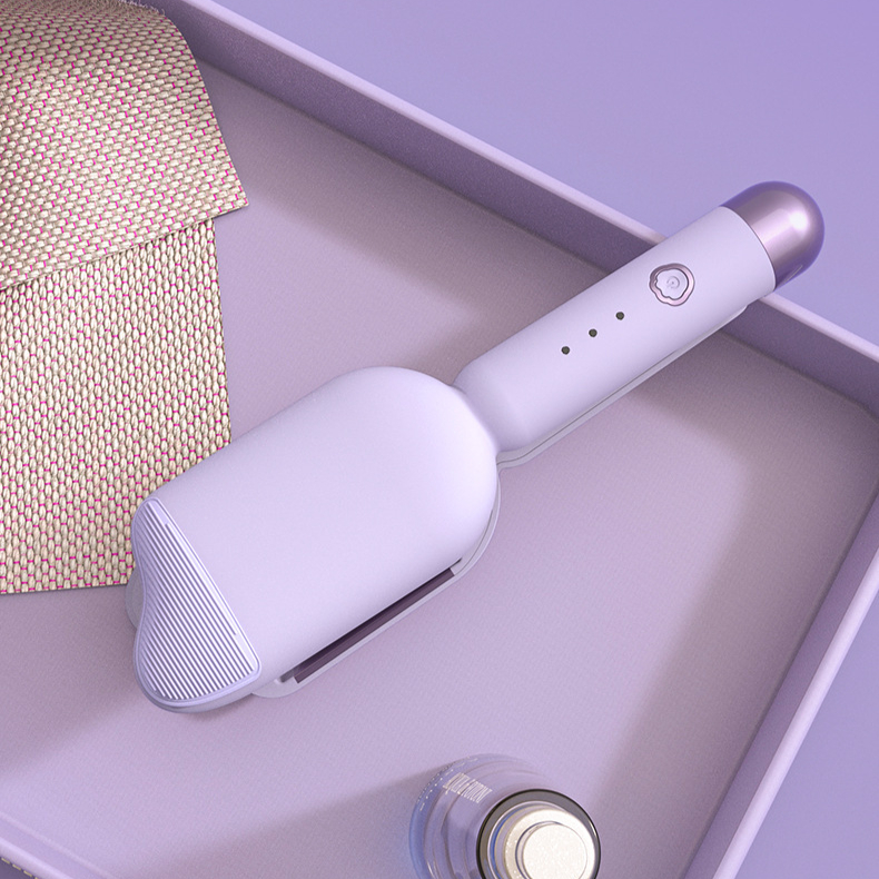 Cat claw French egg roll Curling iron large egg roll artifact water ripple 36mm sheep roll splint Tik Tok with easy curly hair and straight hair dual 