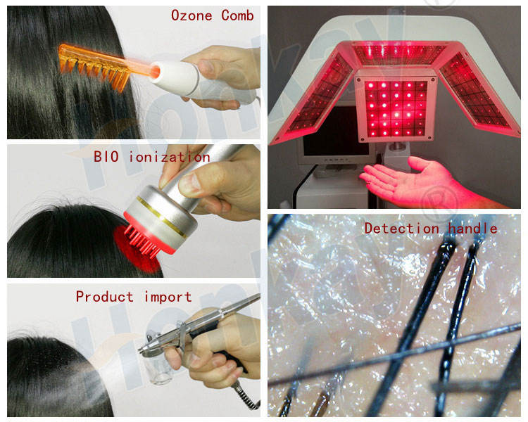 5 IN 1 Hair Growth Laser Machine Hair Treatment Lazer Machine Hair Regrowth Therapy Machine With 650nm Diode Laser Beauty Salon SPA Use Device