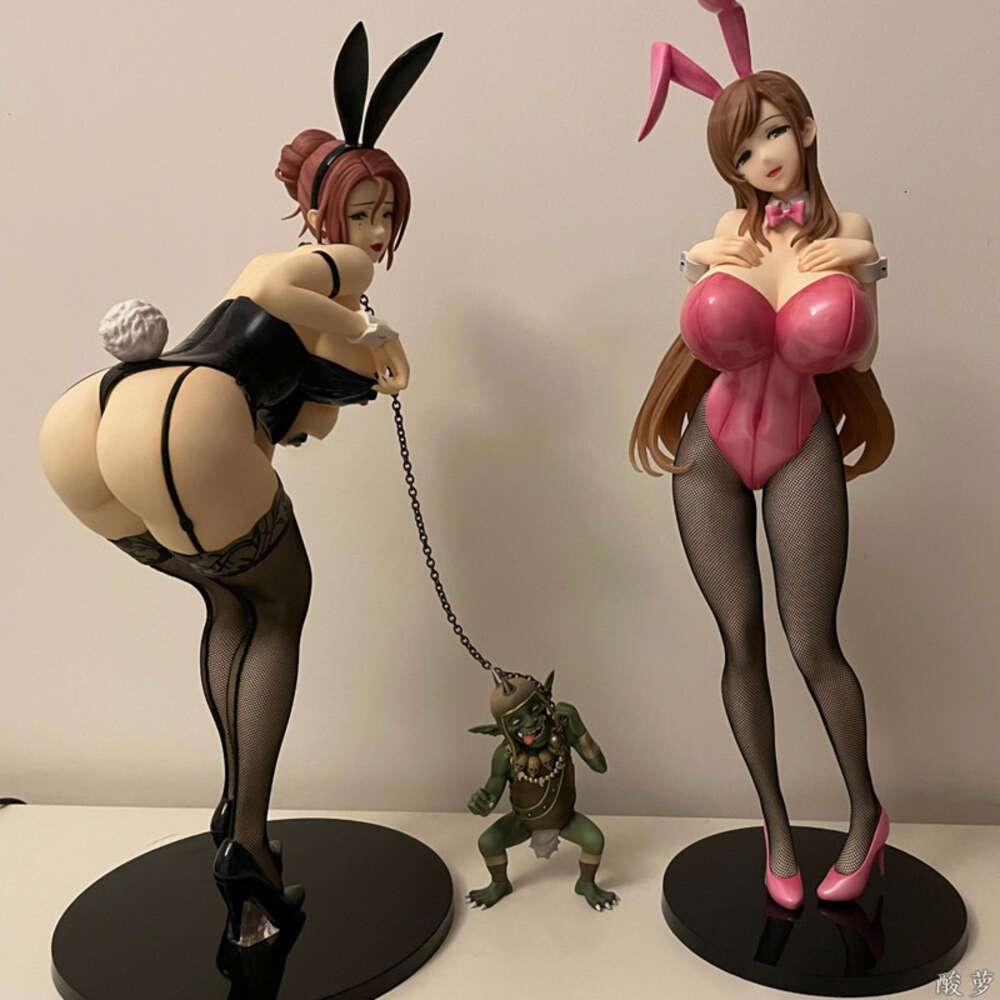 Finger Toys 46cm Binding Native Ijirare Fukushuu Saimin Minako Sanada Bunny Ver 1/4 Pvc Action Figure Adult Collection Model Toy Doll Gifts