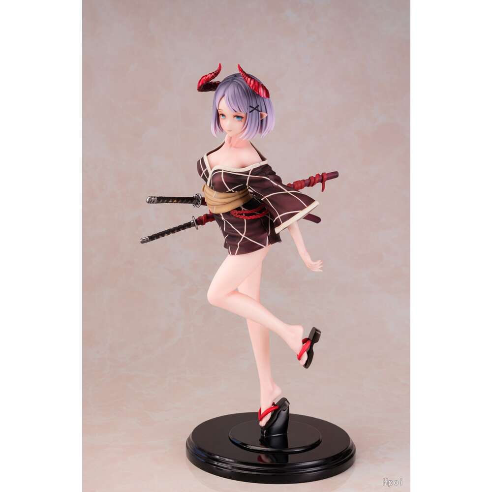 Finger Toys 300mm Daiki Kougyou Tsunokko Illustration by Shal.e Pvc Anime Girl Action Figure Adult Collection Model Toy Doll Animer Gift