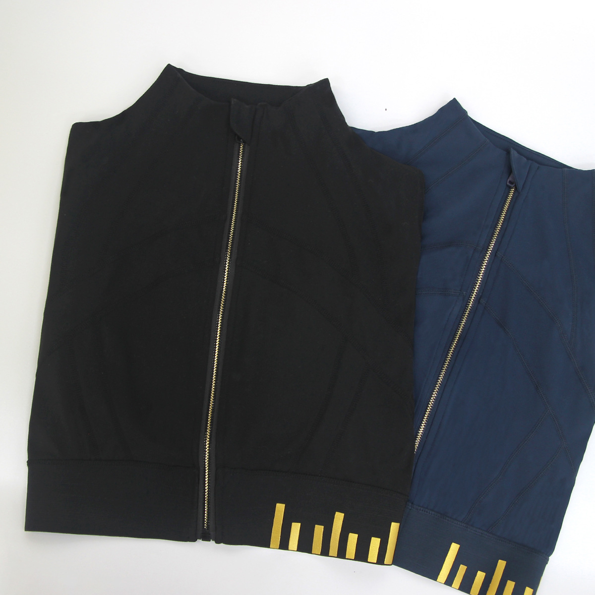 Uu-1442 Women Yoga Short Jackets Workout Sport Coat Fiess Jacket Sports Quick Dry Activewear Top Solid Zip Up Sweatshirt Sportwear