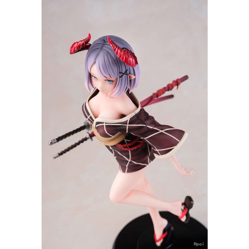 Finger Toys 300mm Daiki Kougyou Tsunokko Illustration by Shal.e Pvc Anime Girl Action Figure Adult Collection Model Toy Doll Animer Gift